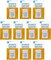 Embroidery Sewing Machine Needles - Precision Needles, Size 75/11, 5-Needle Cards, Pack of 10